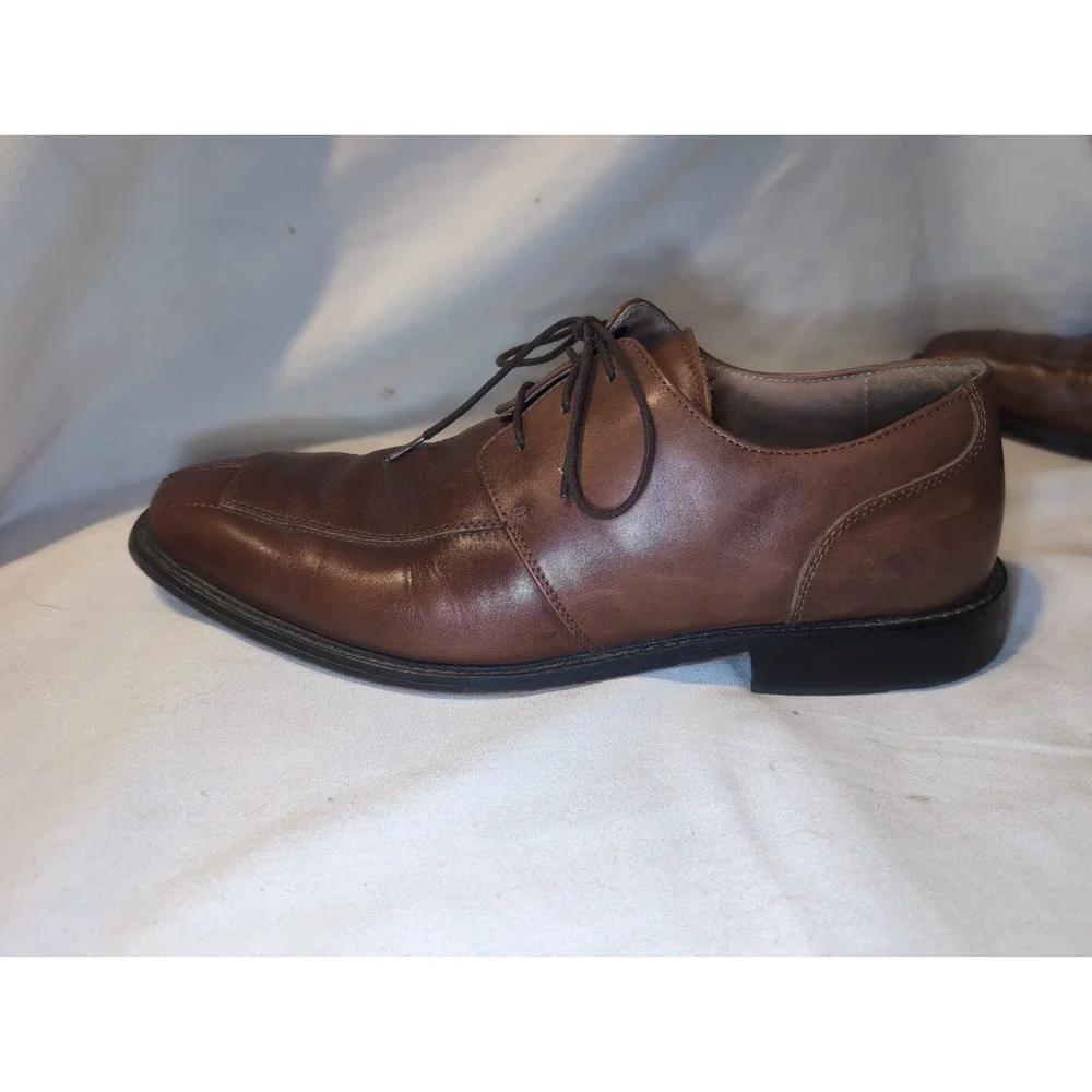 FLORSHEIM Brown Leather Oxford Shoes 11175-221 Size 13 D Men's Dress Lace Up